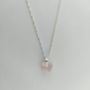 Corazón Cristal Rosa