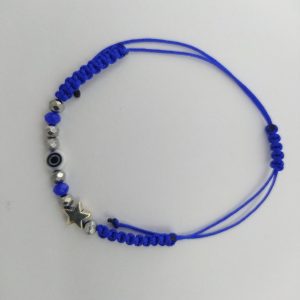 Pulsera de hilo ojito y estrellita
