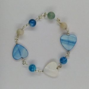 Corazones azules