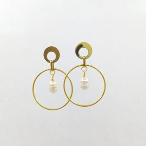Pendientes perlas y aros