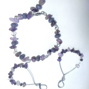Juego de aretes y pulsera Serenidad