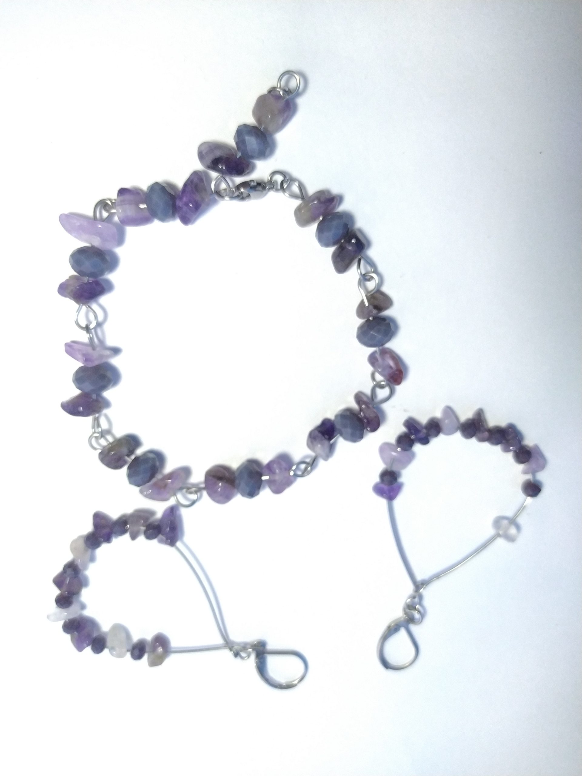 Juego de aretes y pulsera Serenidad