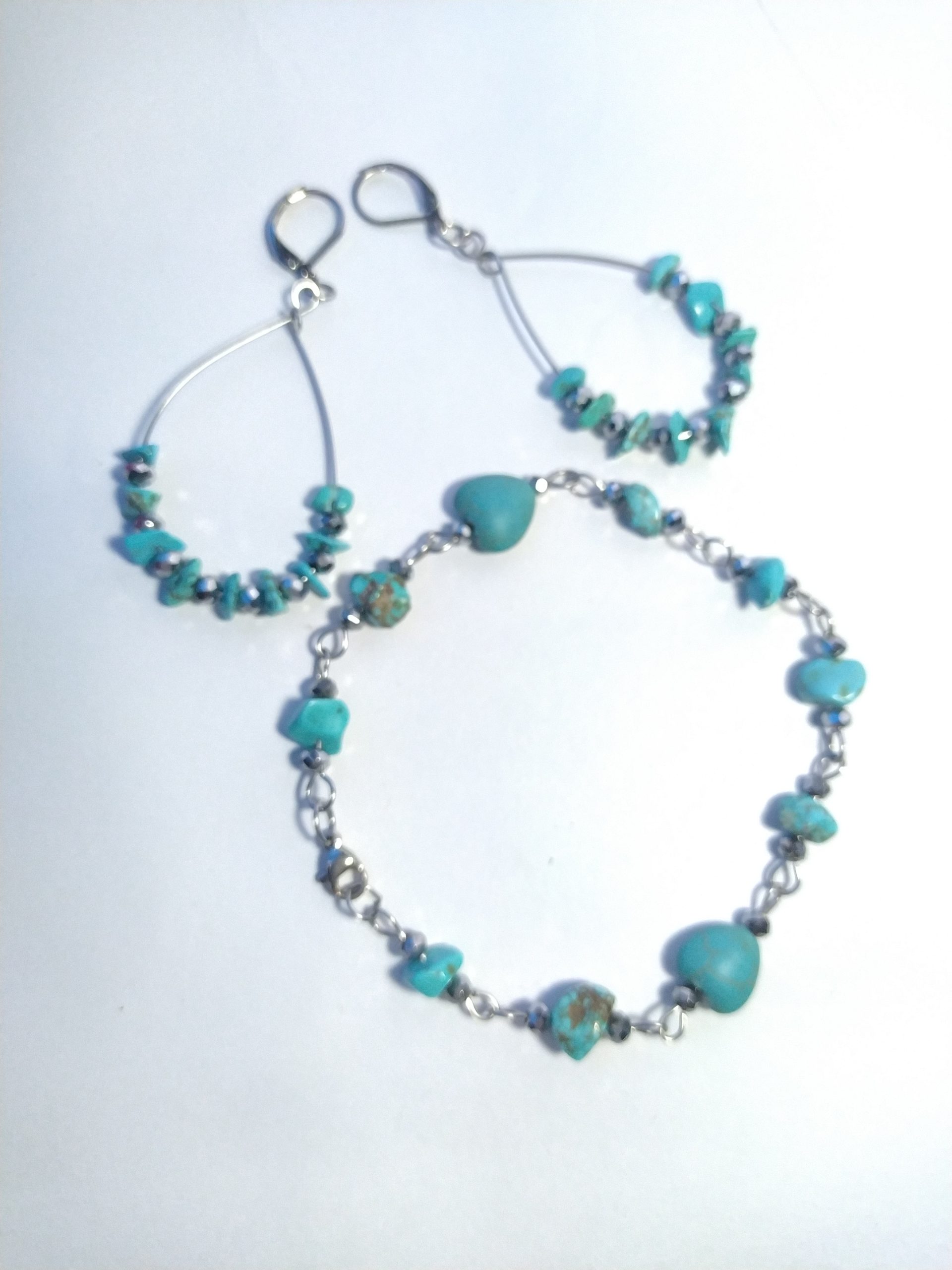 Juego de aretes y pulsera Esplendor tu